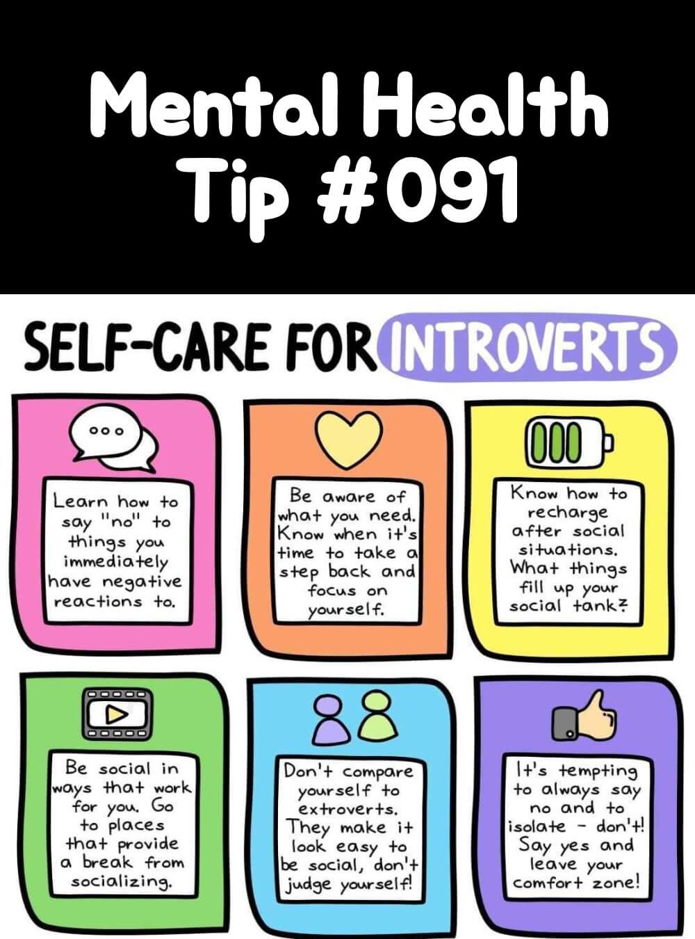 Emotional Well-being Infographic | Mental Health Tip #091